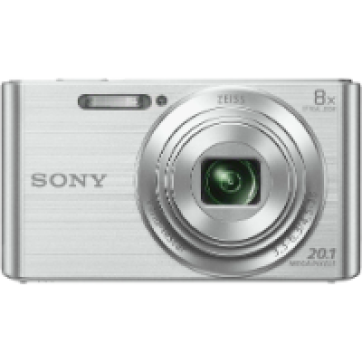 DSC-W830 ezüst digitális fényképezőgép + 8GB memória kártya + Tok
