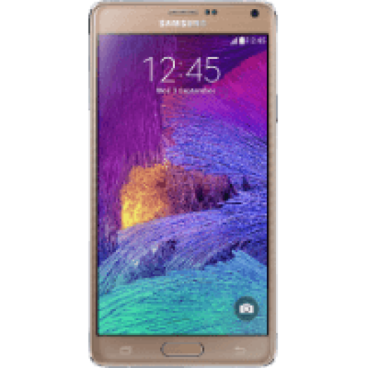 Note 4 32GB arany SM-N910 kártyafüggetlen okostelefon