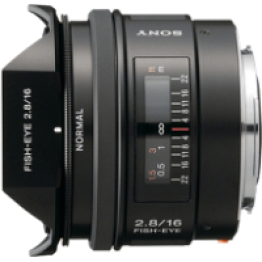 SAL 16 mm f/2.8 objektív