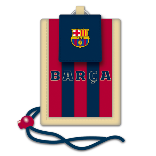 Barcelona pénztárca nyakba akasztható