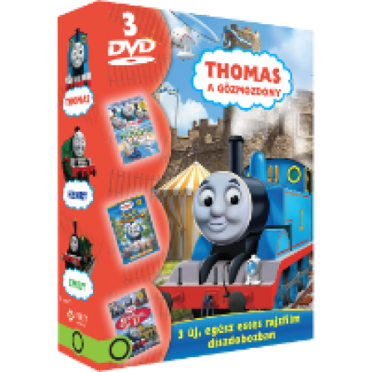 Thomas, a gőzmozdony (díszdoboz) DVD
