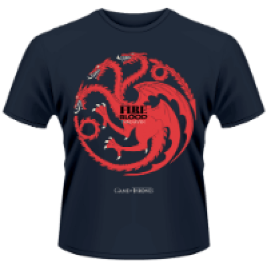 Trónok Harca - Fire and Blood T-Shirt L