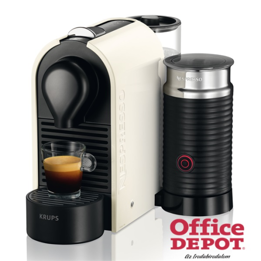 Krups XN260110 Nespresso U Milk fehér kapszulás kávéfőző