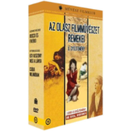 Az olasz filmművészet remekei gyűjtemény II. DVD