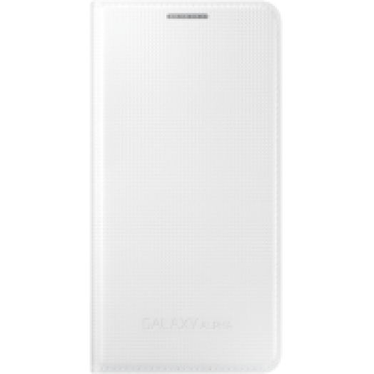 Galaxy Alpha flip fehér tok