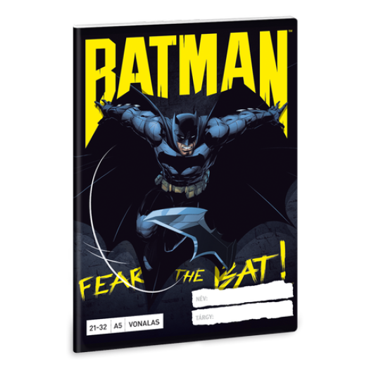 Batman A/5 vonalas füzet 2132