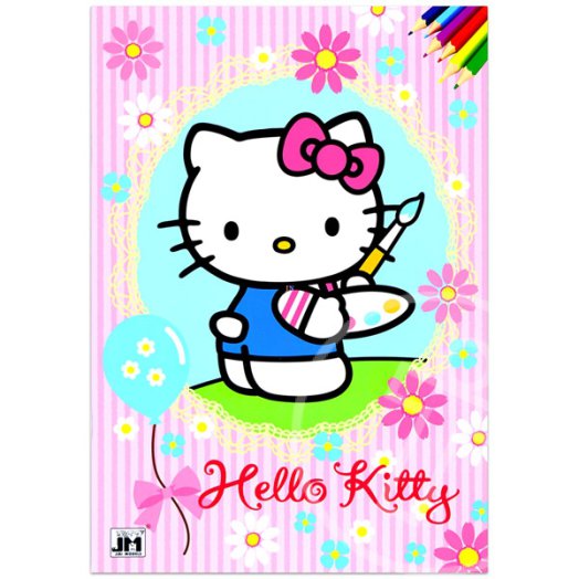 HELLO KITTY - A4 SZÍNEZŐ