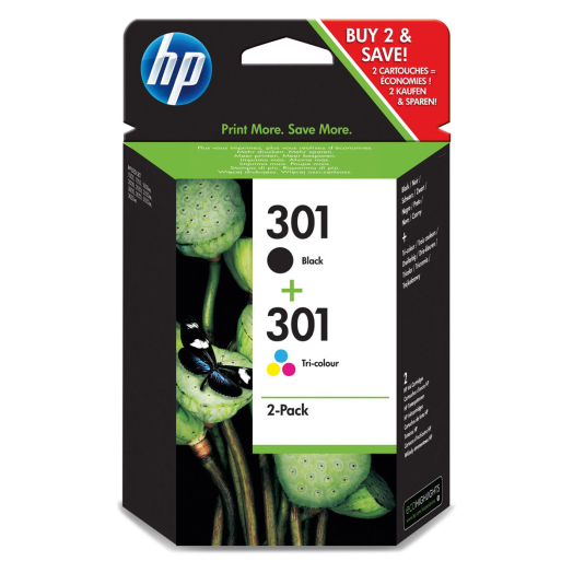 HP 301 Duo pack patron, BK,C,
