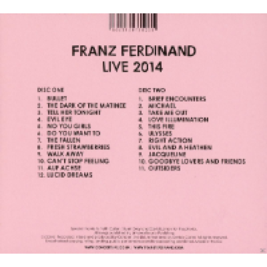 Live 2014 CD