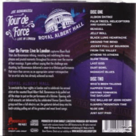 Tour De Force - Royal Albert Hall Live In London CD