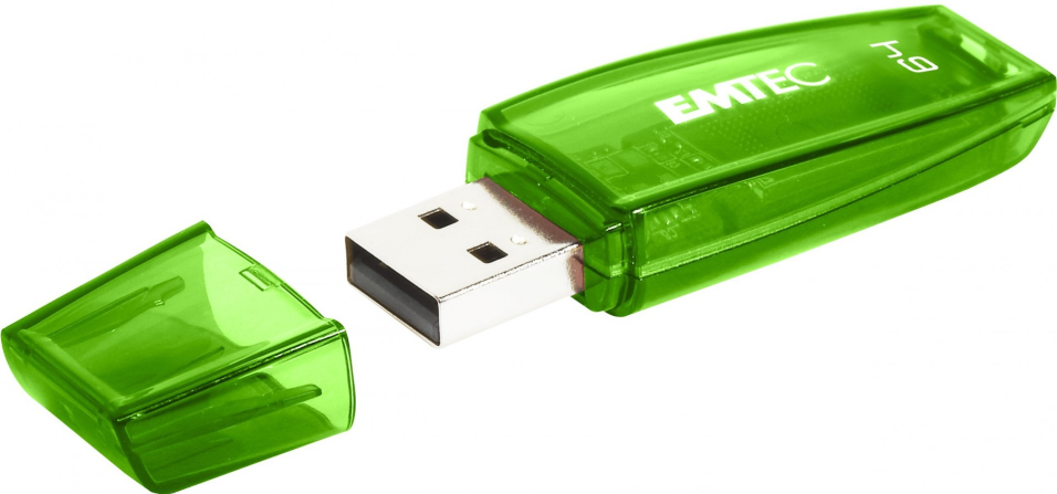 EMTEC C410 64GB USB memória, zöld