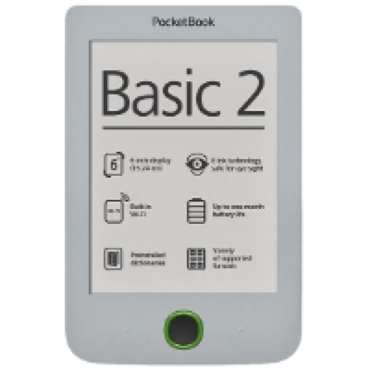 Basic 2 614 fehér e-könyv olvasó