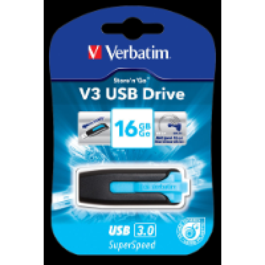 Store n Go V3 16GB USB 3.0 pendrive fekete-karibikék