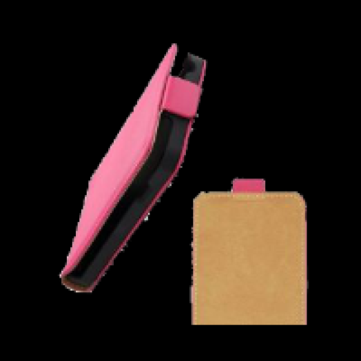 iPhone 6 pink flip bőr tok