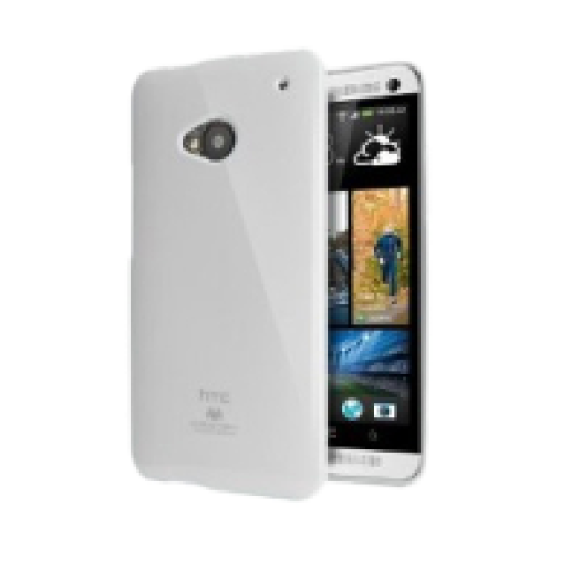 Jelly HTC One M8 fehér szilikon hátlap