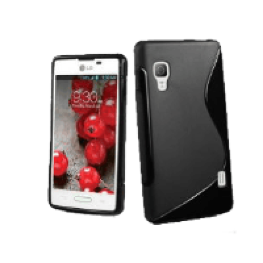 LG L90 Tpus fekete szilikon hátlap