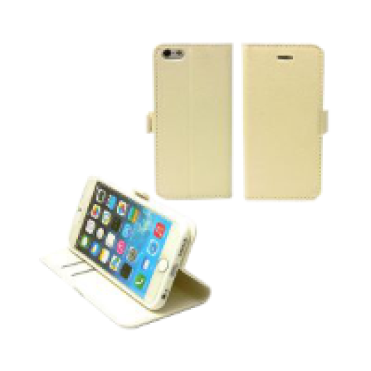 iPhone 6 fehér flip oldalra nyíló tok