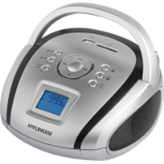 TR1088SU3SB hordozható MP3 rádió, ezüst