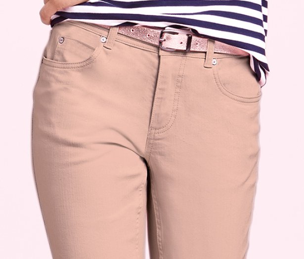 Női slim fit farmernadrág, rózsaszín