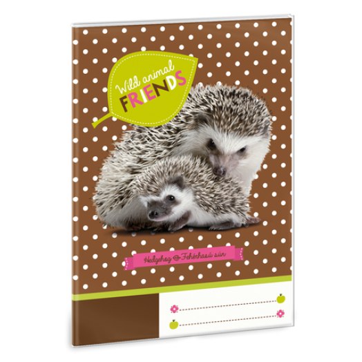 erdő-süni/Hedgehog füzetborító A/5
