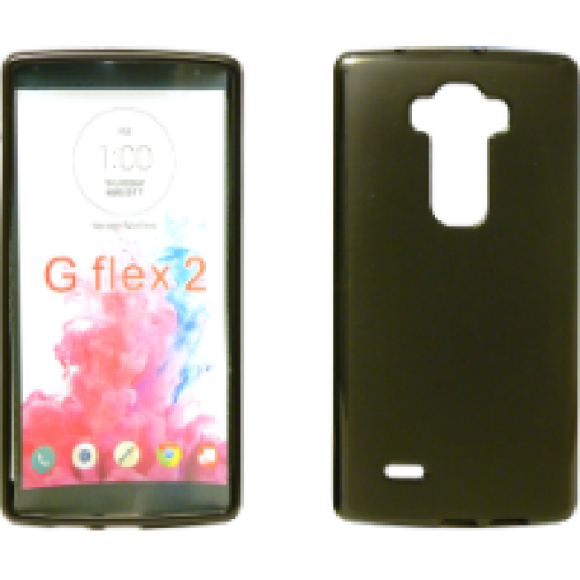 LG G Flex 2 fekete szilikon tok