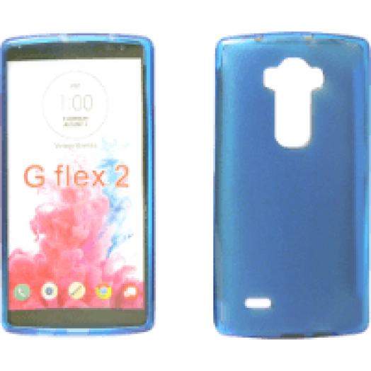 LG G Flex kék szilikon tok