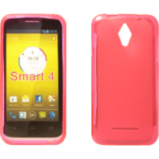Alcatel Smart 4 pink vékony szilikon hátlap