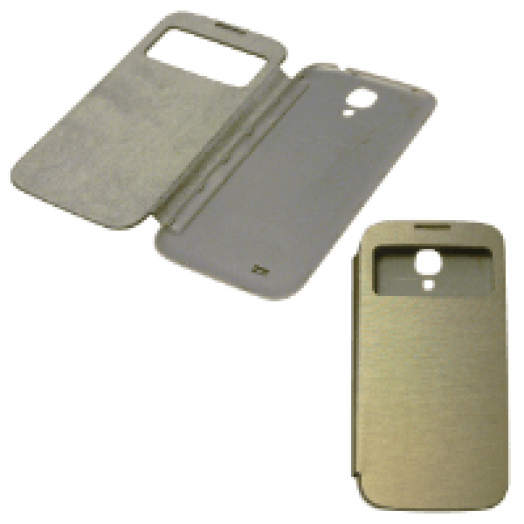 Samsung Galaxy S4 flip szürke tok