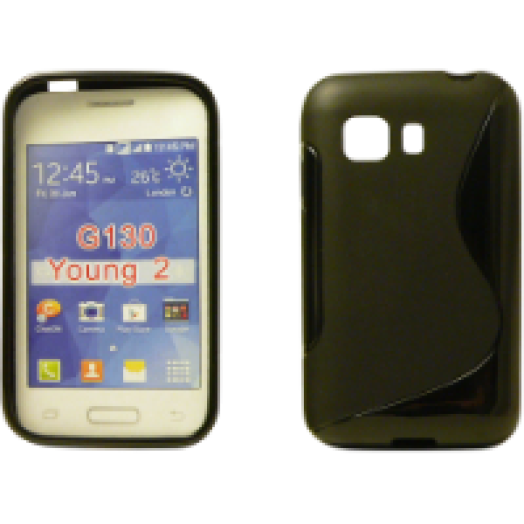 Samsung Galaxy Young 2 fekete vékony tpus szilikon hátlap