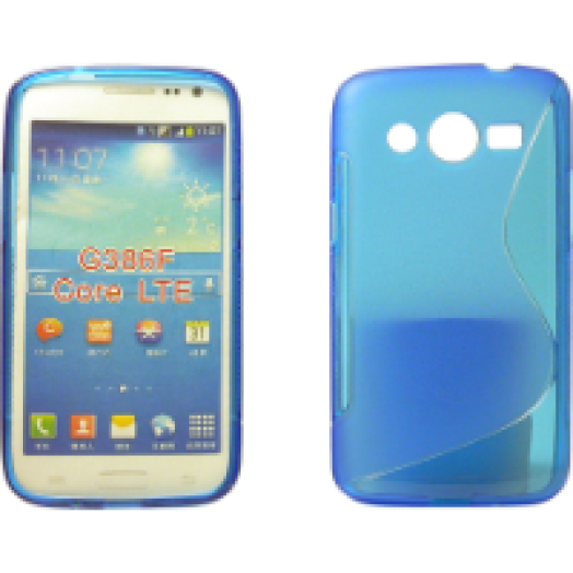 Samsung Galaxy Core LTE Tpus kék szilikon hátlap