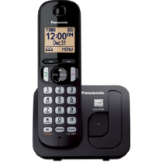 KX-TGC210PDB fekete dect telefon