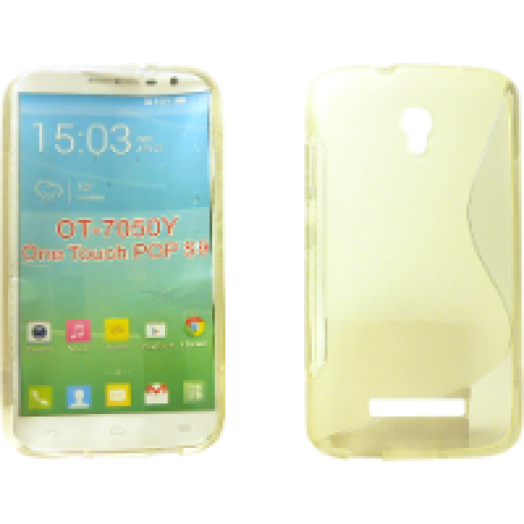 Alcatel Pop S9 Tpus átlátszó szilikon hátlap