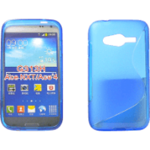 Samsung Galaxy Ace Trend 2 Tpus kék szilikon hátlap