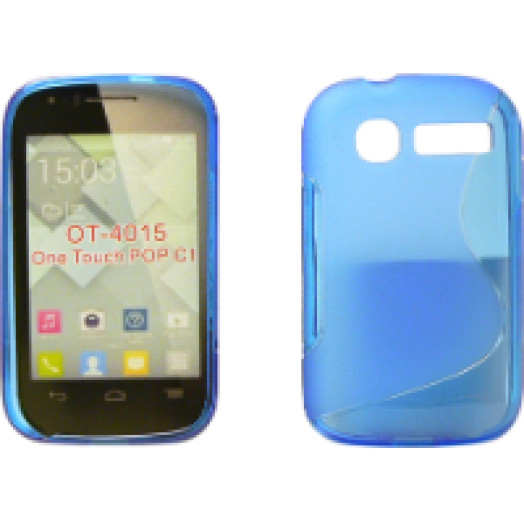 Alcatel Pop C1 Tpus kék szilikon hátlap