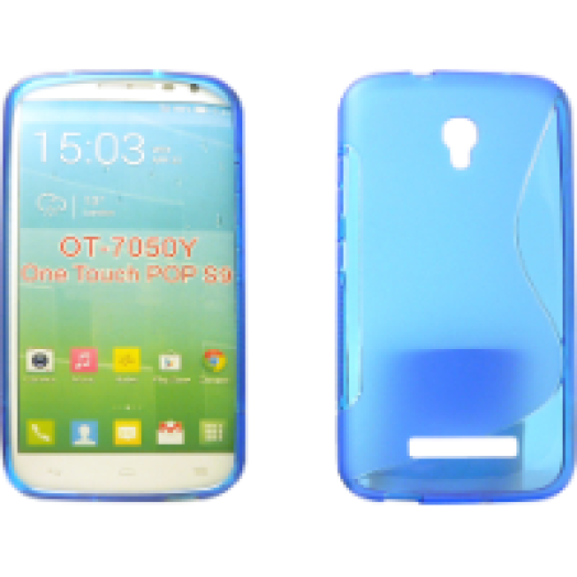 Alcatel Pop S9 Tpus kék szilikon hátlap