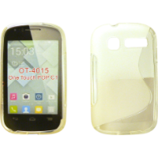 Alcatel Pop C1 Tpus átlátszó szilikon hátlap