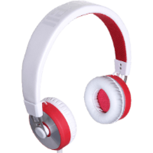 MXH-HP650 Kuma fejhallgató, fehér-piros