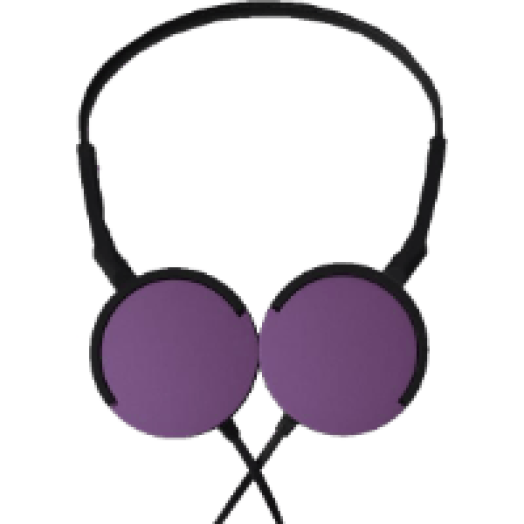 MXH-HP200 Super Slim fejhallgató, lila