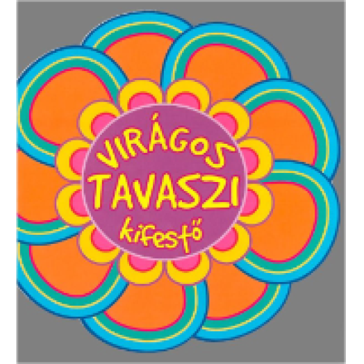 Virágos tavaszi kifestő