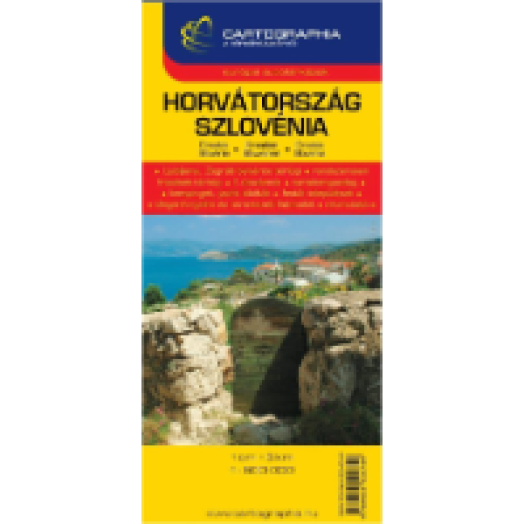 Horvátország, Szlovénia autótérkép