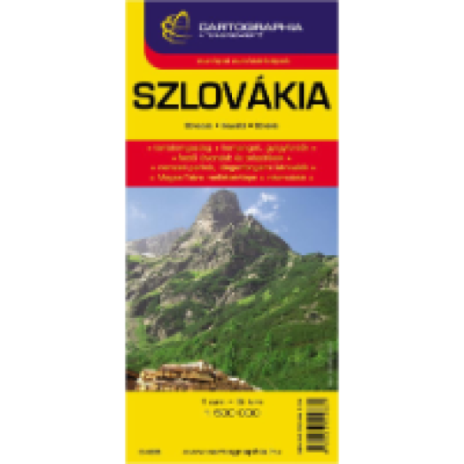 Szlovákia autótérkép