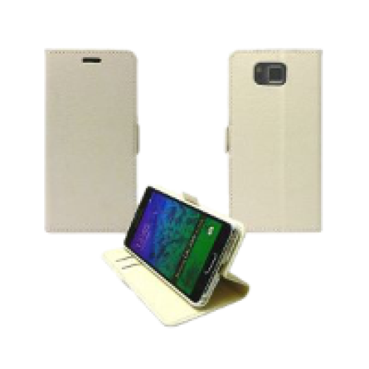 Samsung Galaxy A5 fehér flip tok