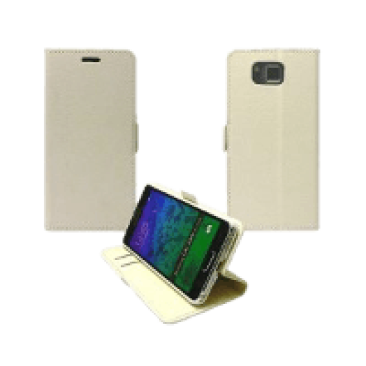 Samsung Galaxy A3 fehér flip tok