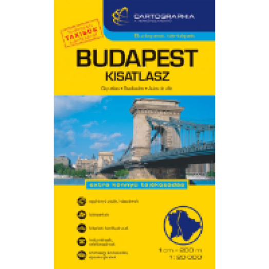 Budapest autóatlasz 1:20 000 (kicsi)
