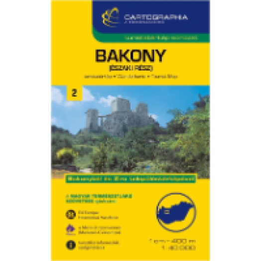 Bakony (északi rész) turistatérkép