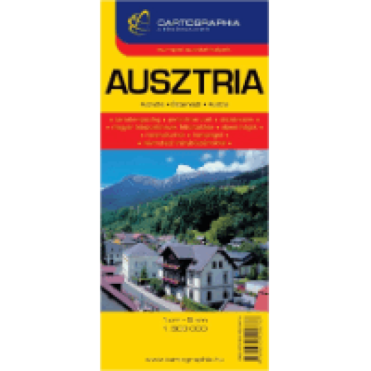 Ausztria autótérkép