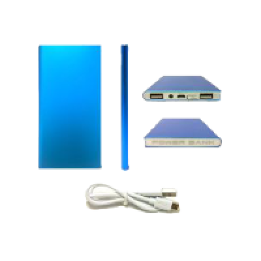Slim külső akkumulátor kék 3500 mAh