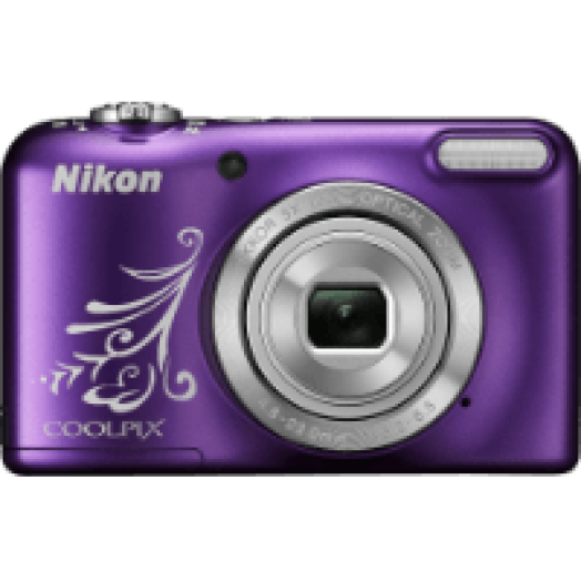 Coolpix L31 Line Art lila digitális fényképezőgép