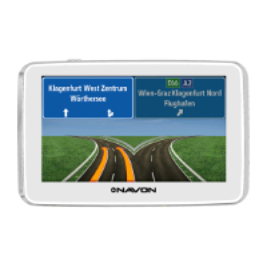 N490 Plus White navigáció + iGO8 Európa térkép 1 év frissítéssel