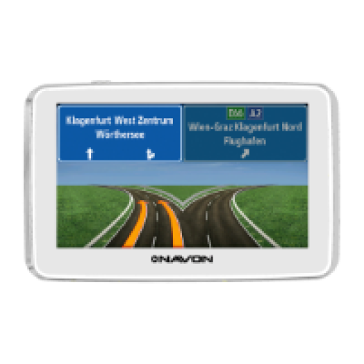 N490 Plus White navigáció + iGO8 Európa térkép élettartam frissítéssel